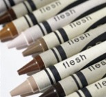 flesh colored crayons